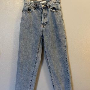 PacSun Light Blue High Waisted Straight Leg Jeans